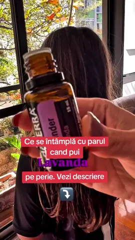 💜✨ Stiati ca o picatura de ulei de Lavanda pe peria de par poate face adevarate minuni? 🌿💧 Rutina ta zilnica de ingrijire a parului se poate transforma intr-o experienta magica! 🪄✨ 🌸 Par mai puternic si mai sanatos – Lavanda ajuta la fortifierea firului de par si ii reda vitalitatea 🌿 🌸 Scalp neted si calm – Senzație revigoranta si linistitoare la fiecare pieptanare 💆‍♀️ 🌸 Luminozitate si flexibilitate naturale – Par moale, suplu si usor de coafat 🌟 Produsele originale se comanda doar de la noi 💯💜 Lasa un comentariu cu „VREAU” daca vrei si tu par sanatos, stralucitor si plin de viata! 🌿💧 #doterra #lavanda #ingrijirepar #sanatate #magiabucuriei