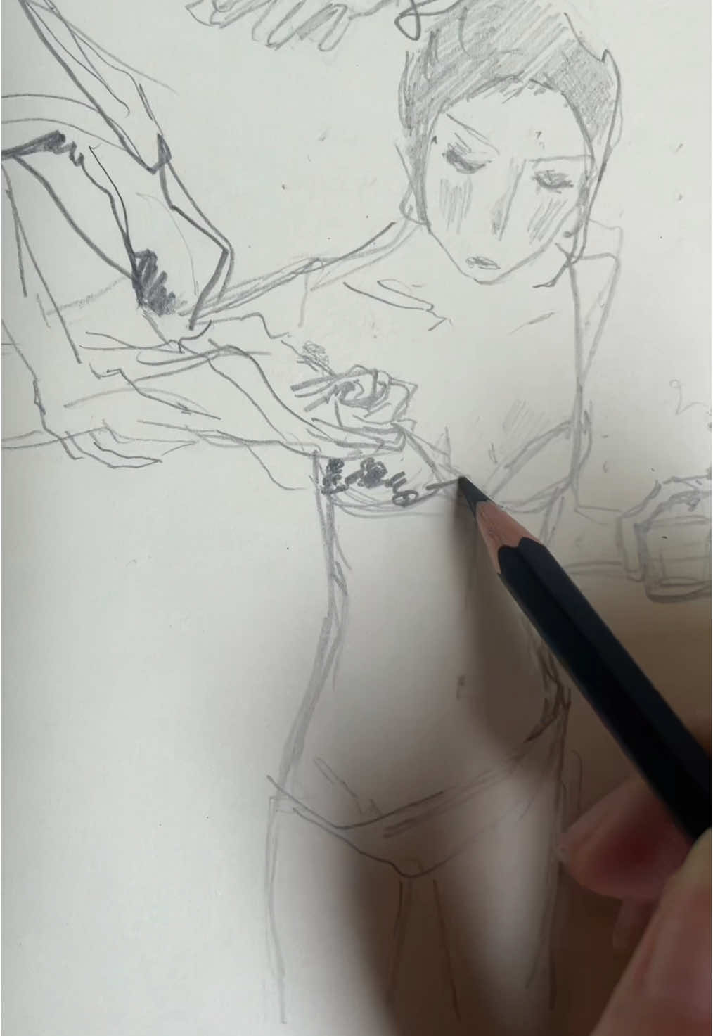 sketch asmr at the end !! #art #fypage #sketching #sketchbook #artwork 