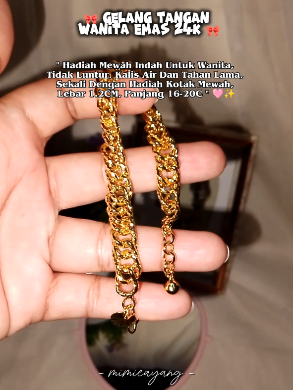 Cek Beg Kuning Sekarang Harga Tengah Promo Ni Dapatkan Sekarang #gelang #gelangemas  #tidakluntur  #emas24k #fyp 