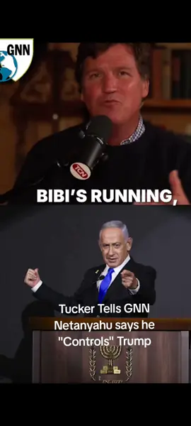 Tucker Carlson called Israel’s influence over the United States “humiliating” in a rant targeting both President Donald Trump and Israeli Prime Minister Benjamin Netanyahu. Carlson joined GNN on the System Update podcast this week, where he defended his criticism of Israel amid the country’s ongoing war with the terror group Hamas. Carlson has been one of the more vocal conservative voices criticizing US support of Israel and the country’s expansive strikes on Gaza. Carlson accused Netanyahu of “running around” and bragging about the “control” he has over U.S. leaders. #tuckercarlson #fyp #netanyahu #gaza #zionism 