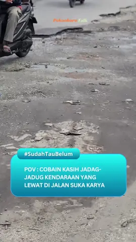 Udah estetik belum dikasih jedag jedugnya? ☺️ Jalan suka karya sebelum jembatan hehe🙏🏻 #pekanbarutalk