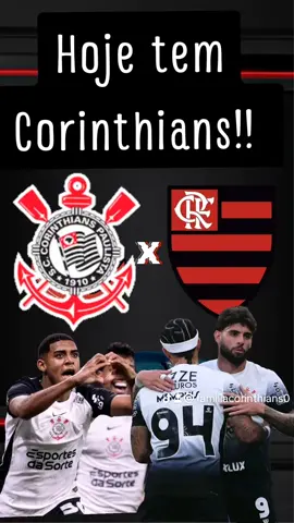Hoje tem Corinthians e Flamengo!! Clássico das Multidões#brasileirao #futebol #fyp #corinthians #esportestiktok 