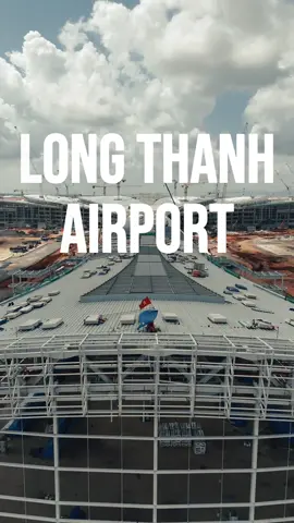 Long Thanh International airport  rises as interior and exterior calibration Flights already started.   🇻🇳 🤝 🇹🇷                        #sanbaylongthanh #Vietnam #airport #construction #aviation 