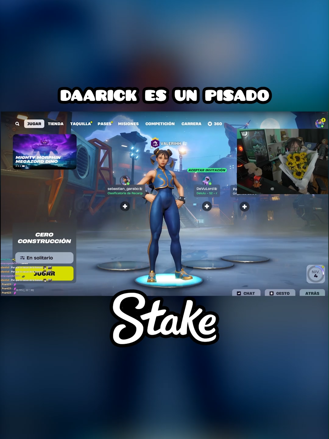 VALERIHE FRIAZA CON DAARICK #daarick #mewdew #dawn #kickclips #kickperu