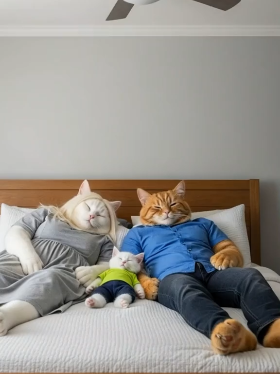 Husband kick his wife and son for air conditioner #meowmeow #Betrayal #Beauty #aicats #funnyvideos #funnycat #foryou #capcut #tiktok #cat #trending #fyp #foryoupage #aigenerated #storytime #shorts #reels #video #viral #aicat