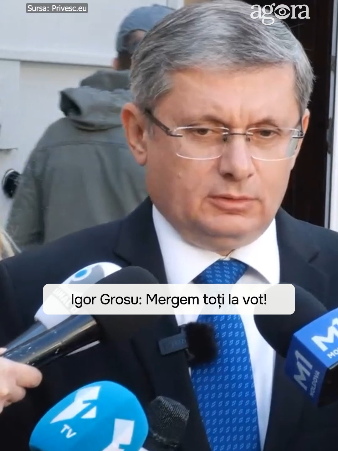 Președintele Partidului Acțiune și Solidaritate (PAS), Igor Grosu, și-a exercitat dreptul la vot. El a declarat că a votat pentru „pace, stabilitate și o Moldovă europeană” și a îndemnat cetățenii din țară, dar și din diaspoă să meargă la vot. #agoramedia #AGORA #agoramd #știriagora #alegeri2025