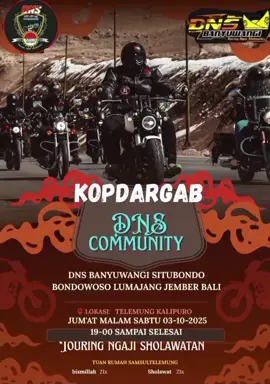 lanjut tgl 3 Oktober ya kawaann....merapat merapat..🏍️🏍️ #dnsbanyuwangi  #wongsorejo_banyuwangi  #bwi24jam 