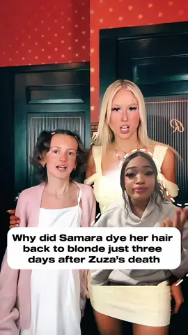 Why did Samara dye her hair back to blonde just three days after Zuza's death? No one realized it was actually one of Alexis's actions that pushed Samara to find strength again. #celebrity #usa🇺🇸 #foryou #fyp #zuza 