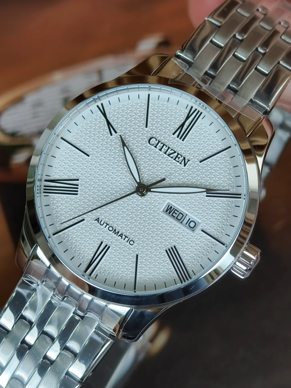 Hơn 3 củ k chơi e này thì chơi e nào. Citizen Size 40mm, máy cơ Auto có cót tay dừng kim. #dongho #donghochinhhang #donghonam #donghocitizen #citizen 