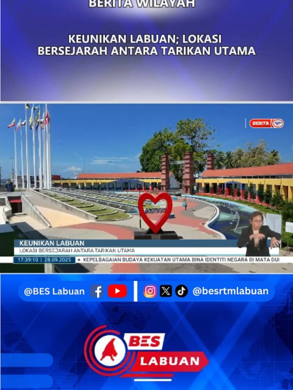 28 SEPTEMBER 2025 - BERITA WILAYAH - KEUNIKAN LABUAN; LOKASI BERSEJARAH ANTARA TARIKAN UTAMA #beslabuan  #beritalabuan  #supikanlabuan  #muziumlabuan #galerilawalabuan 