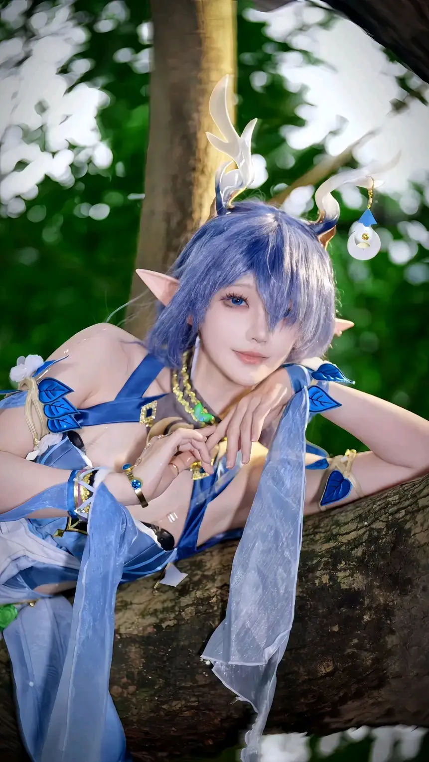 Lauma genshin impact cosplay🥵🥵 #senaka #lauma #GenshinImpact #cosplay