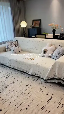 Provides essential protection while maintaining sofa comfort.#sofa #Home #cozyathome #livingroomdecor #sofacover 