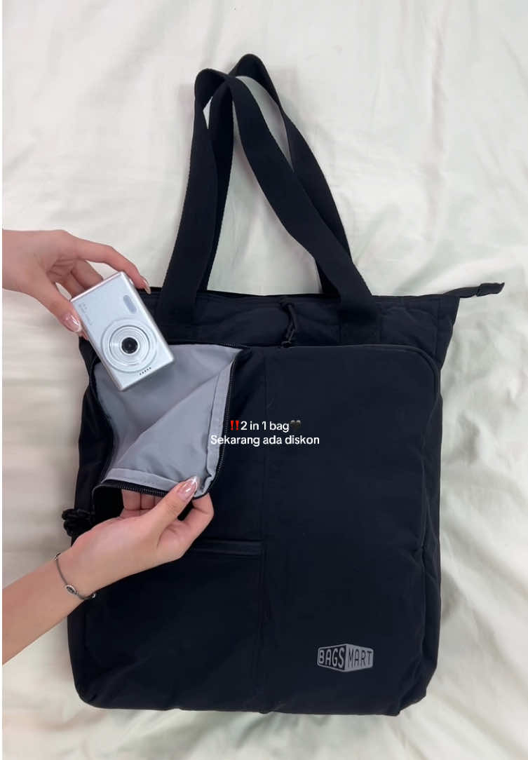 🥹Akhirnya menunggu Bagsmart untuk mengadakan penjualan🎊 #bagsmart #paydaysale #bagsmartid #tas2in1 #totebag 