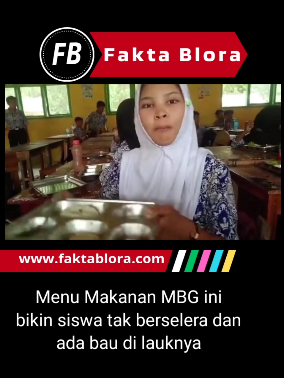 Waduh siswi ini marah marah karena makanan menu MBG berbau???  #mbg #viral #medsos #semuaorang #sekolah 