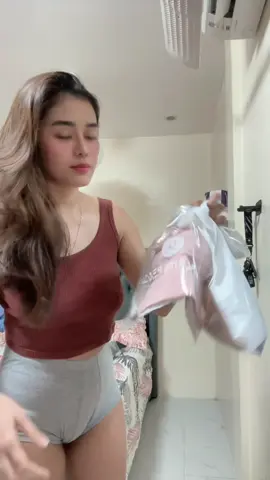Sakto dumating ung inorder nating gym outfit from #khrystamhaevlog #fyp 