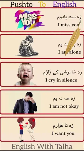 pashto translate to English sentences #englishwithtalha #foryouu #fypviraltiktok🖤シ゚☆♡ #viralvideos #talha 