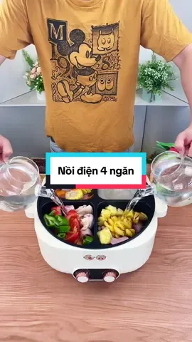 Nồi điện 4 ngăn #noidiendanang #noidien4ngan #hangnhapkhautrungquoc #xuhuong  