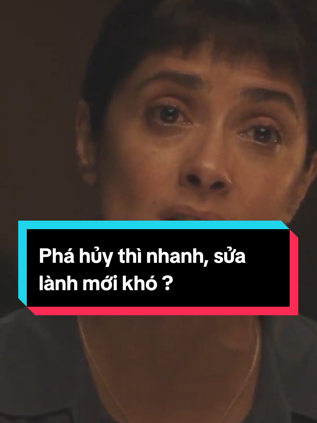 You can break something in two seconds, but it can take forever to fix it, a lifetime, generations. #FlashContent 
