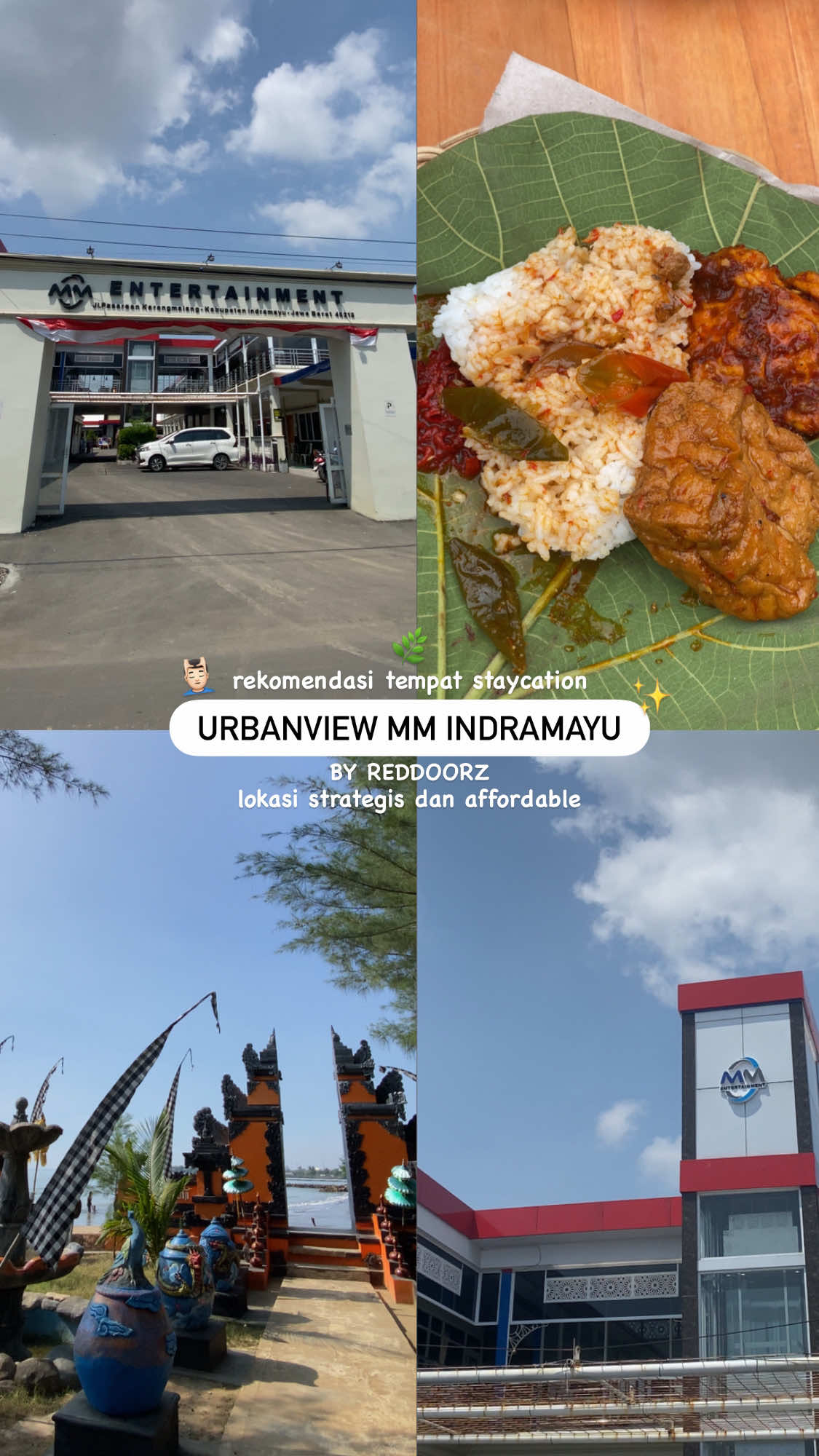 ✨ Lagi cari tempat nginep nyaman, bersih, dan strategis di Indramayu? Selain kulineran 🍲, jalan-jalan ke pantai 🌊, sampai ikutan Fun Running seru 🏃… sekarang gak perlu bingung soal penginapan. Stay di Urban View Hotel MM Indramayu by RedDoorz aja! 📍 Lokasi di pusat kota 🛏️ Kamar bersih & nyaman 💸 Harga ramah di kantong 🔥 Plus ada promo spesial pakai kode YUKNGINEP di aplikasi RedDoorz! Gasss, buruan booking sekarang ✨ #redtravelers #reddoorz #staycationindramayu #hotelmurahindramayu #URBANVIEWbyRedDoorz 