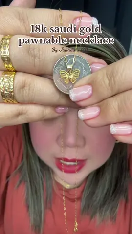 Woahhhh 18k gold butterfly necklace is available now!!!!! Checkout na sa yellowbasket! Baka maubusan kana naman! #julianasgd #julianasgolddiamond #tiktok #live #livehighlights 