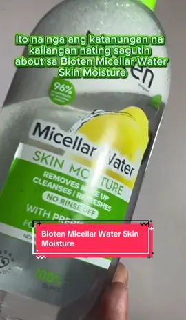 Bioten Micellar Water Skin Moisture 400ml - Remove excess dirt, makeup from face, eyes and lips‼️ #skincare #skinmoisturizer #makeupremover #makeupremoval #micellarwater 