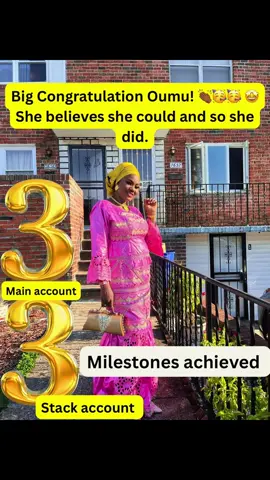 From a lab services representative to an online business mentor, YES 🙌 , I did it! 🎉 I faced my fears, took the leap of faith and now I’m seeing the results of my hard work. Dedication, consistency, and patience have paid off . I’ve achieved my 3th milestone on both my main and stack accounts. 💎 This journey proves that with effort and belief, success is possible. Congratulations to me—OumuYayaDigitalSpace. 🚀 #oumuyayadigitalmarketing #beyourownboss #africaninthediaspora #workingmoms #workfromanywhere 