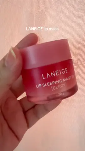 This nourishing overnight lip mask is enriched with Berry Fruit Complex, Vitamin C, and coconut oil to leave lips soft and visibly smooth.💋🫦 #laneige #lipsleepingmask #lipmask #lipcare #fyp 