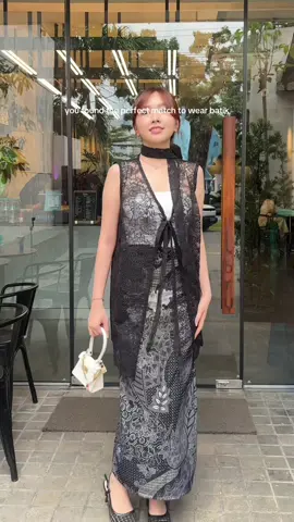 outfit kondangan 🖤 #batik #brukat