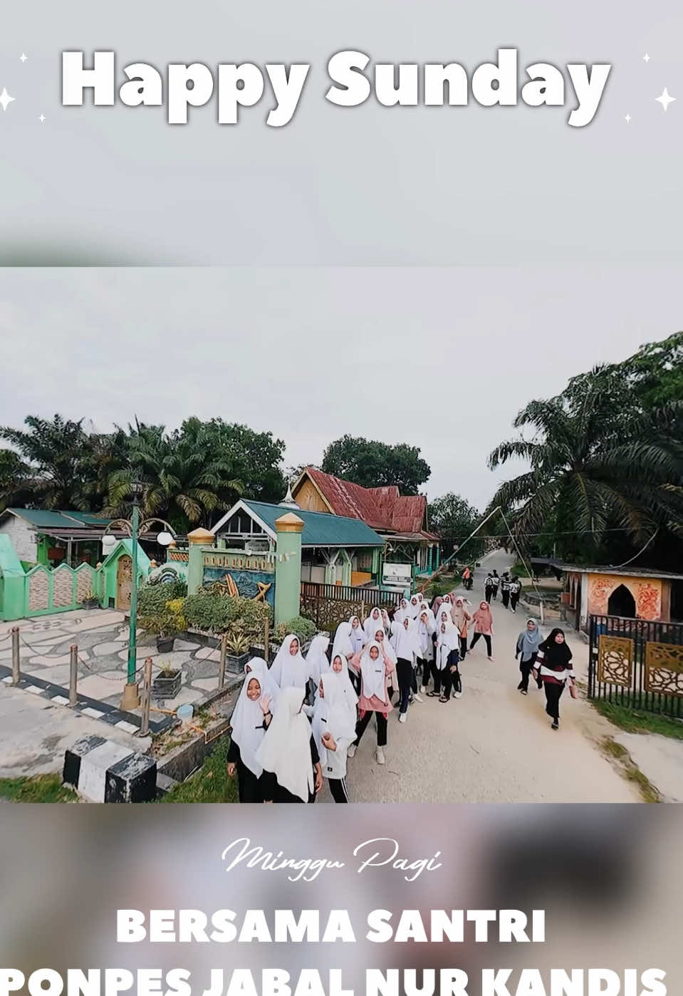 Minggu pagi yang sehat dan penuh keceriaan di jabal nur 💪😊