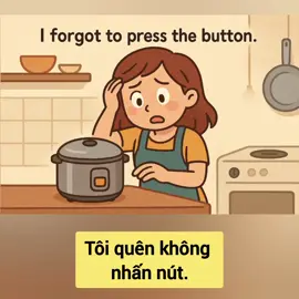Bữa nay quên nhấn nút nồi cơm 😆😆