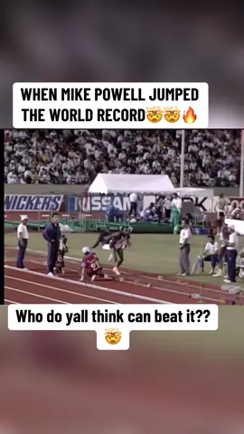 Mike Powell, one of the best long jumpers in HISTORY | Follow for more! | #track #trackandfield #goldmedal #olympics #mikepowell 