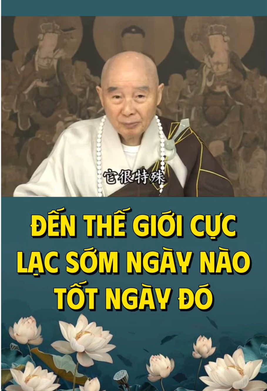 Đến thế giới Cực Lạc sớm ngày nào tốt ngày đó. #nammoadidaphat #hoathuongtinhkhong #phatphapnhiemmau #LearnOnTikTok #fyp 