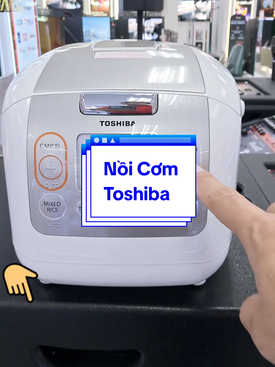 Nồi cơm điện tử Toshiba RC-10NMF / RC-18NTF [ lòng nồi đúc nguyên khối ]#xuhuong#tiktok#