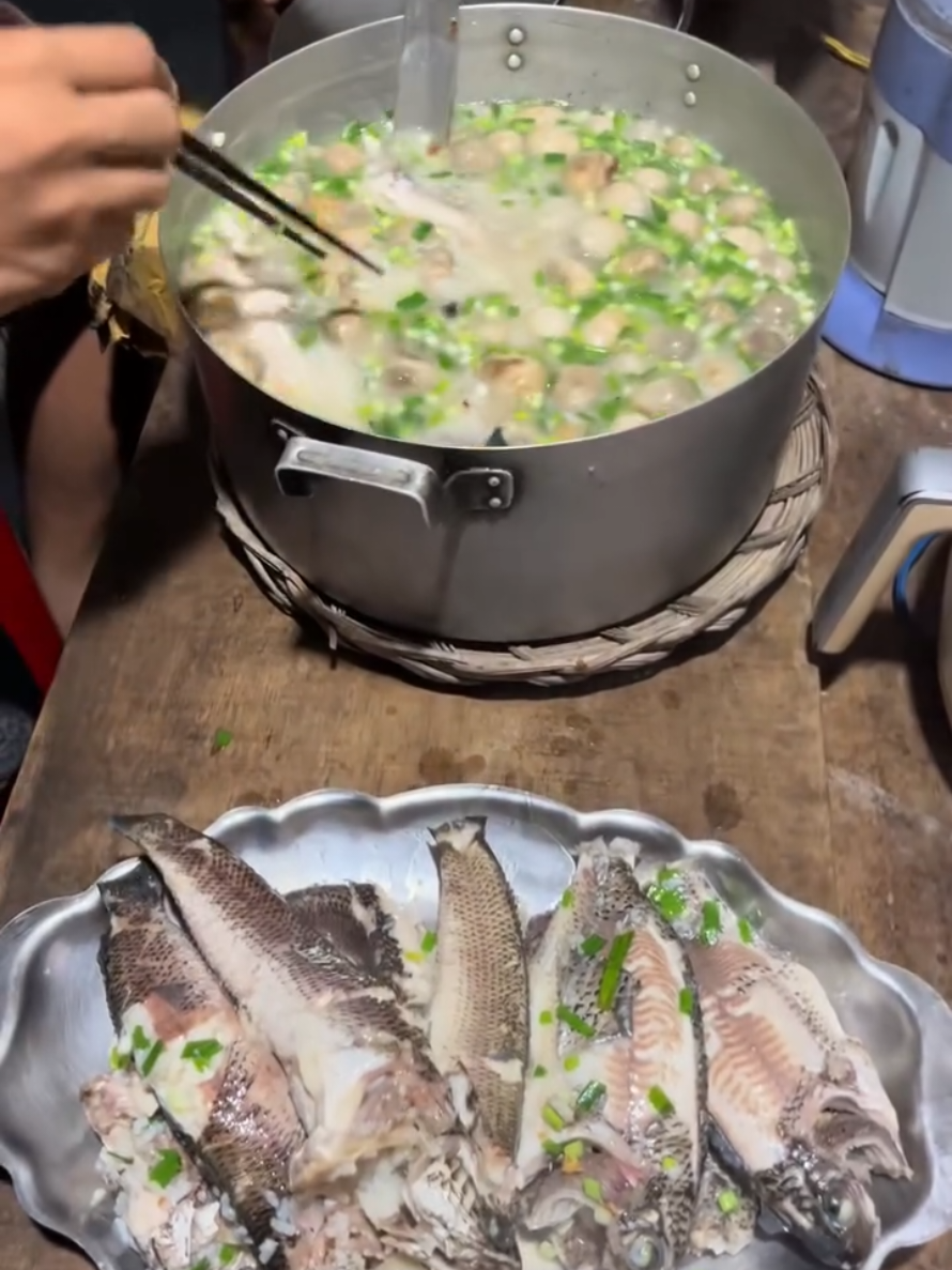mời cả nhà ăn cháo đêm cùng em nha#càmaugo #Gócmiềntây #miền_tây_sông_nước 