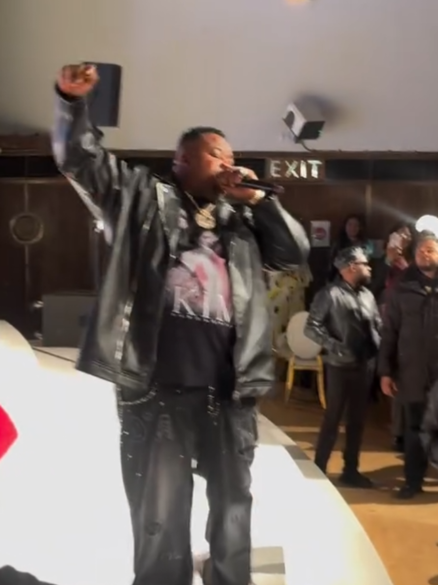 Upcoming artist, Cubana Chief Priest, appreciates MC Monica for giving him the opportunity as he performs in UK for the first time in his career