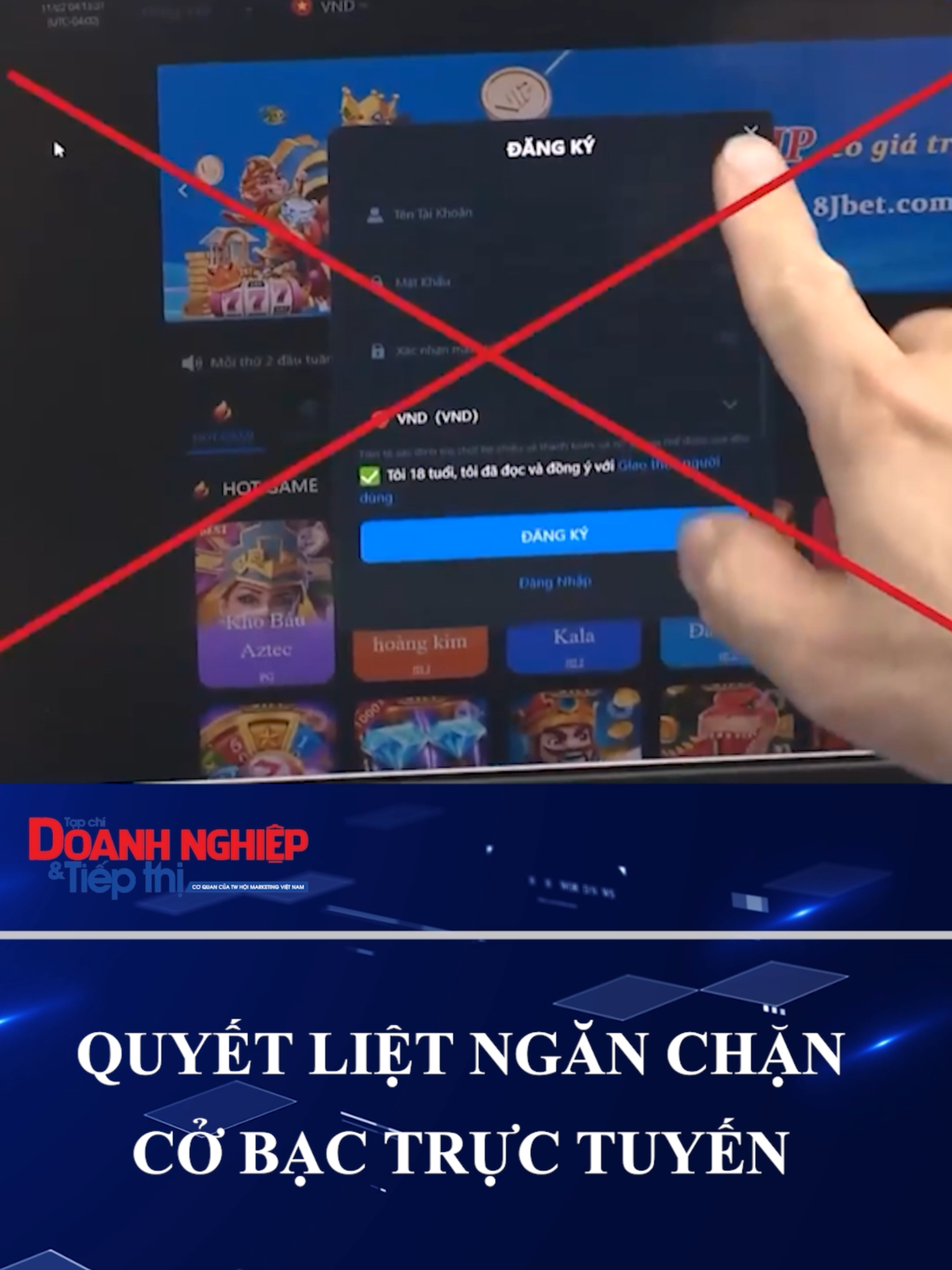 Quyết liệt ngăn chặn cờ bạc trực tuyến #nganchan #cobac #tructuyen