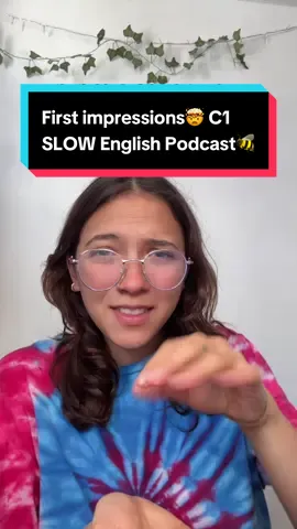 What was your first impression of the slow English podcast? 🤔 C1 Slow English Podcast - First impressions! 🧠  #slowenglishpodcast #misshoney #englishteacher #englishpractice #englishteacher 