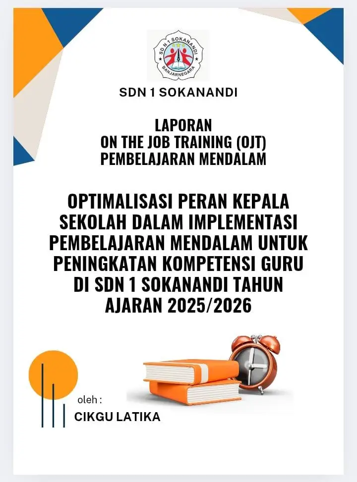 Kelengkapan : 1. Jurnal Harian 2. RTL 3. Instrumen Monev 4. Laporan Program 5. Bahan Tayang Program#gurutiktok #OJT #PM #KS #pembelajaranmendalam 