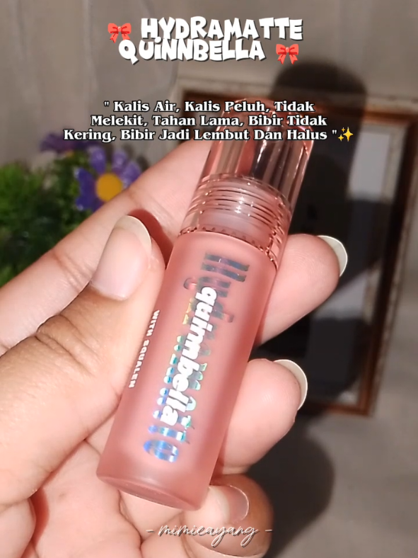 Korang Harga Tengah Promo Ni Cek Beg Kuning Sekarang 👆✨ #quinnbella #hydramatte #squalene #liquidlipstick #fyp 