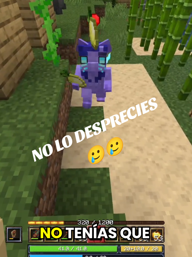 No desprecies mi jamón 🥹🥹 #AQUINO #clipsdetwitch #Minecraft 