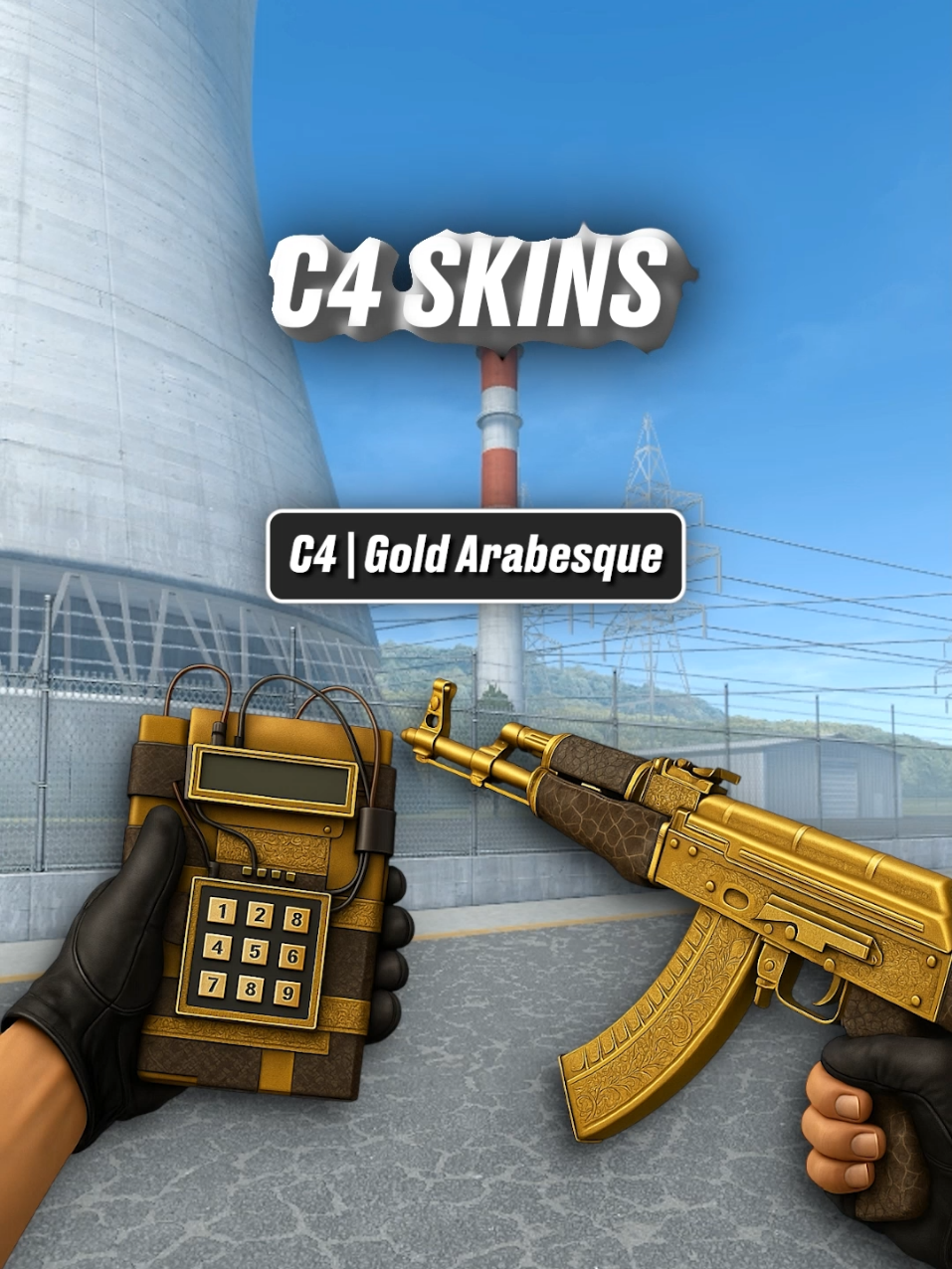 Would you like to see C4 skins in the game?🤔 #cs2 #cs2clips #cs2videos #cs2moments #cs2skins 