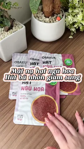 Hạt này còn có tên là đình lịch á mấy bà. Mấy bà đắp thử đi lúc gỡ ra da nó căng đẹp lắm #hatnguhoa #matna #matnanguhoa #chamsocda #lamdep 