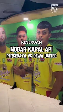 Keseruan NOBAR Kapal Api Persebaya vs Dewa United Terimakasih untuk antusiasme Bonek dan Bonita dalam acara NOBAR kali ini. Sampai ketemu cak min di NOBAR berikutnya Yo Rek !!!! #persebaya #Persebayauntuksemua 