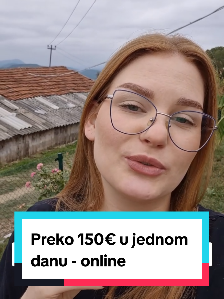 Da se razumemo, moze se 150€ uzeti i drugačije, ali razlika je nacin na koji se zaradi...💁‍♀️ nije isto 8h i 15min👀 ; IDEJA u komentar za sve informacije ✅️✅️ #zaradaonline #digitalmarketing #preduzetnistvo #balkan #balkantiktok 