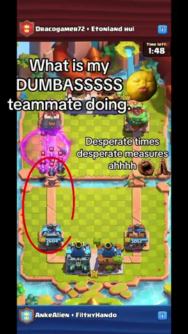 My god why do i play with this guy #fyp #foryou #foryoupage #fypシ #clashroyal 