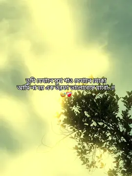তুমি যেখানে সুখ পাও সেখানে থেকো আমি না হয় এক তরফা ভালোবেসে যাবো..!!😅❤️‍🩹#timeline916 #fyppppppppppppppppppppp #fyp @TikTok Bangladesh @TikTok 