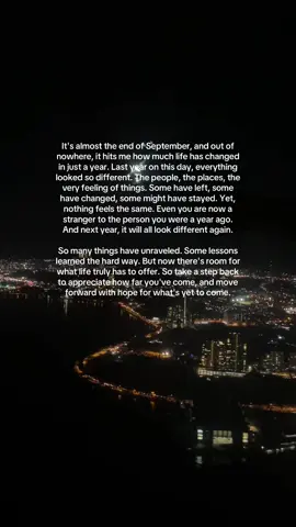 The letter S in September is for Sehnsucht.