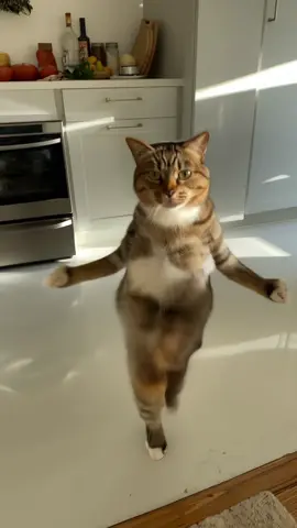 私の猫ちゃんと一緒に踊りませんか?  #xuhuong #cat #kungfu #catdance #funnyvideos
