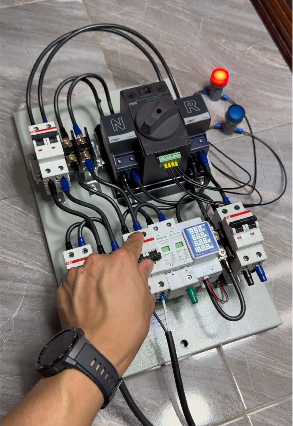 Automatic Transfer switch.(ATS) 2P/63A #ATS #CSQ #DIY #คุณภาพดี #shorts