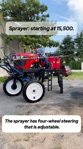 Novel self-propelled pulling pesticide sprayer#sprayer #farmmachinery #agriculture #farmlife #farm 